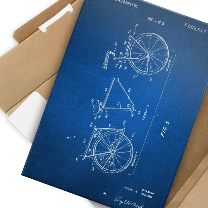 Plakat metalowy Rower