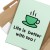 Plakat metalowy Life is better with tea Prezent