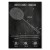 Plakat metalowy  Rakieta do badmintona