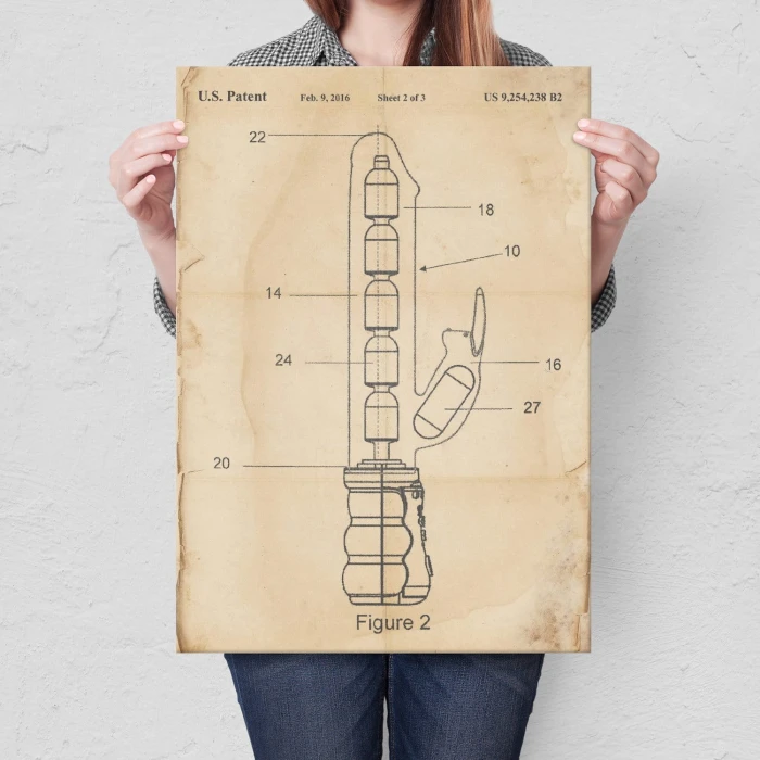 Plakat metalowy Wibrator na panieński
