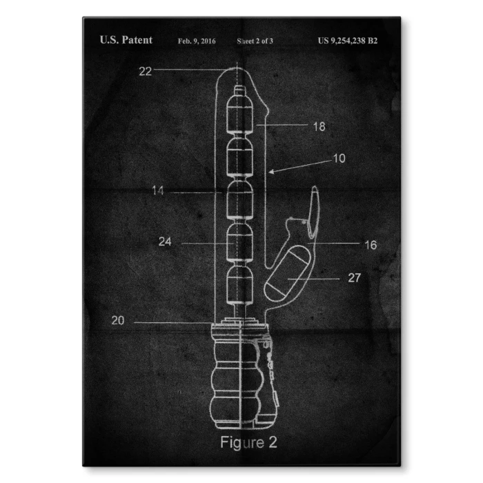 Plakat metalowy Wibrator na panieński