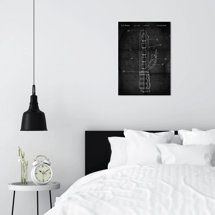 Plakat metalowy Wibrator na panieński