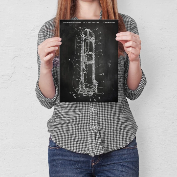 Plakat metalowy Wibrator na panieński 18