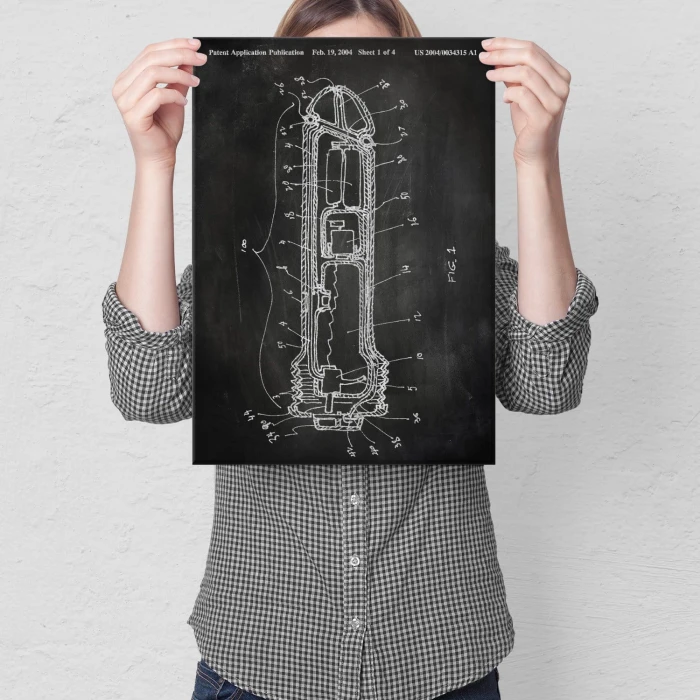 Plakat metalowy Wibrator na panieński 18