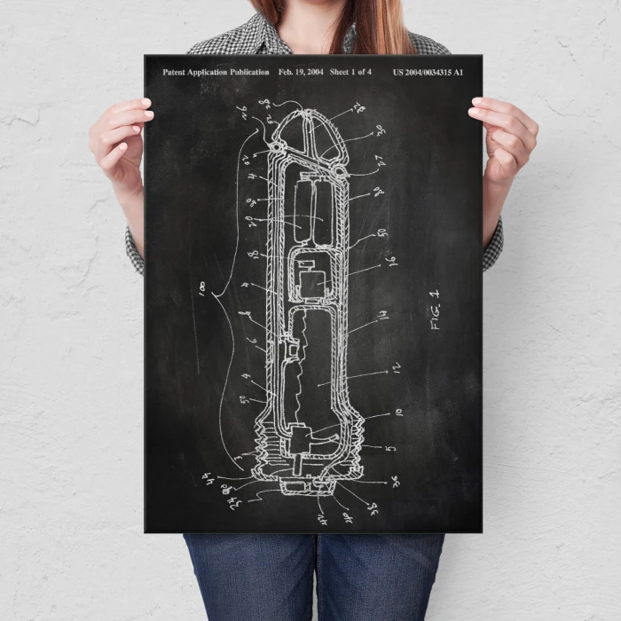 Plakat metalowy Wibrator na panieński 18