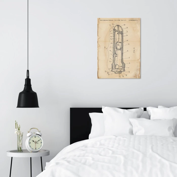 Plakat metalowy Wibrator na panieński 18