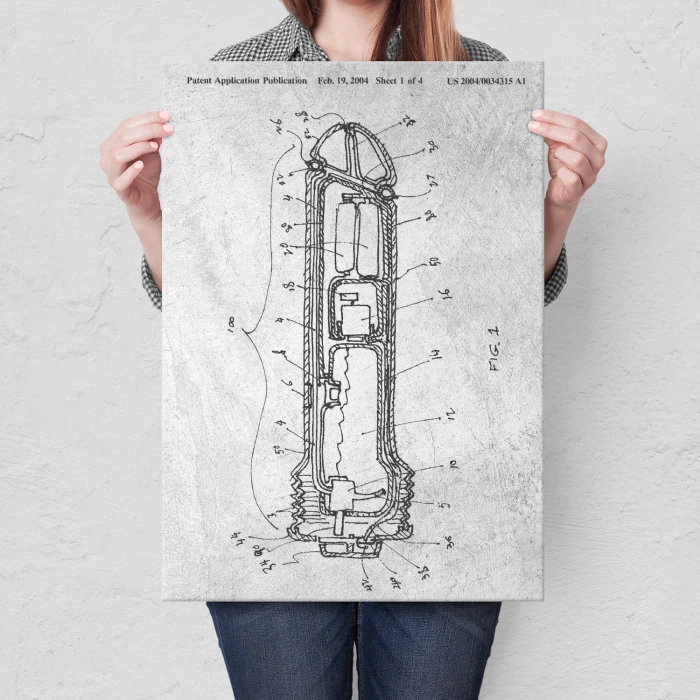 Plakat metalowy Wibrator na panieński 18
