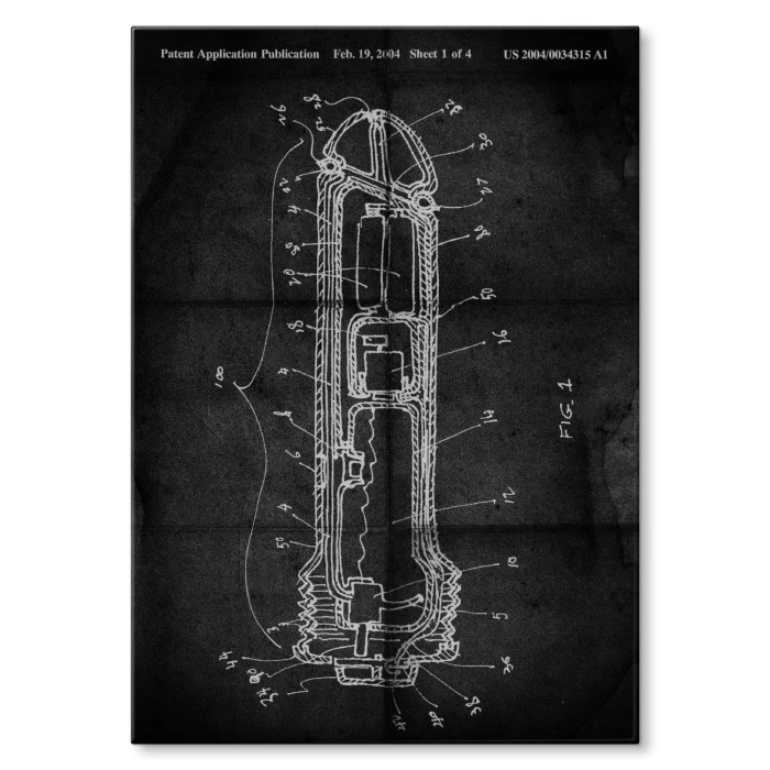 Plakat metalowy Wibrator na panieński 18