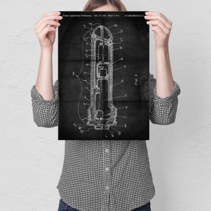 Plakat metalowy Wibrator na panieński 18
