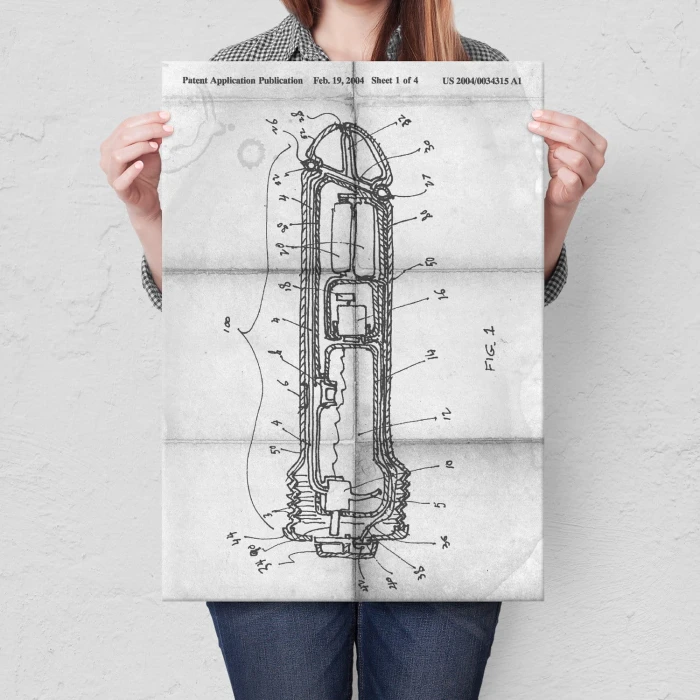 Plakat metalowy Wibrator na panieński 18