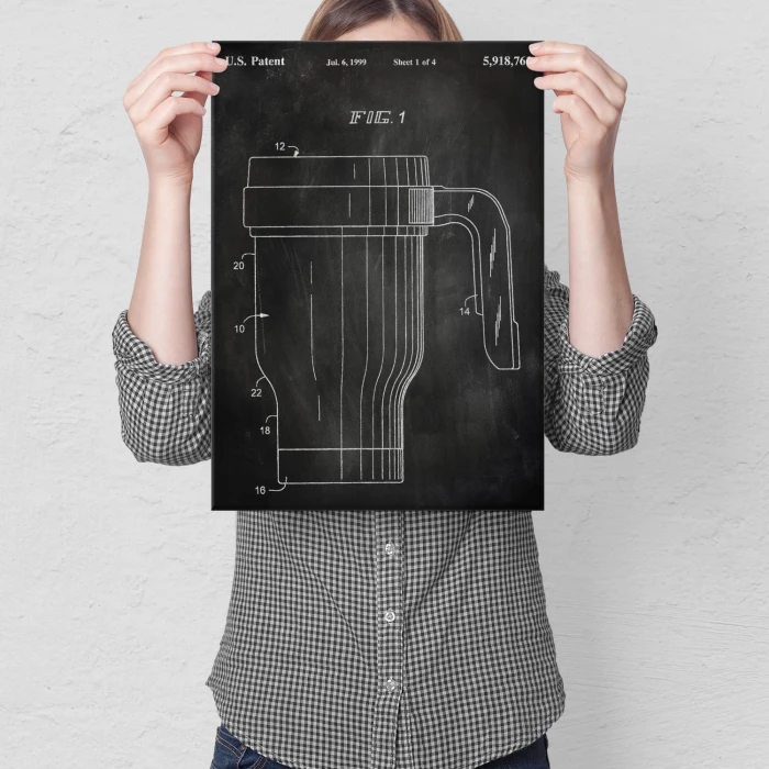 Plakat metalowy Kubek termiczny