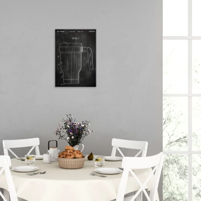 Plakat metalowy Kubek termiczny