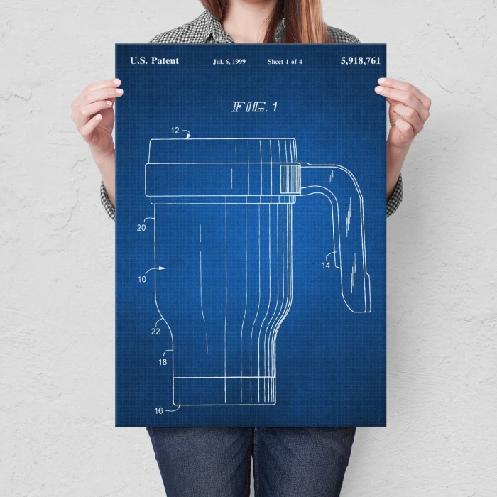 Plakat metalowy Kubek termiczny