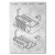 Plakat metalowy Mostek gitarowy Floyd