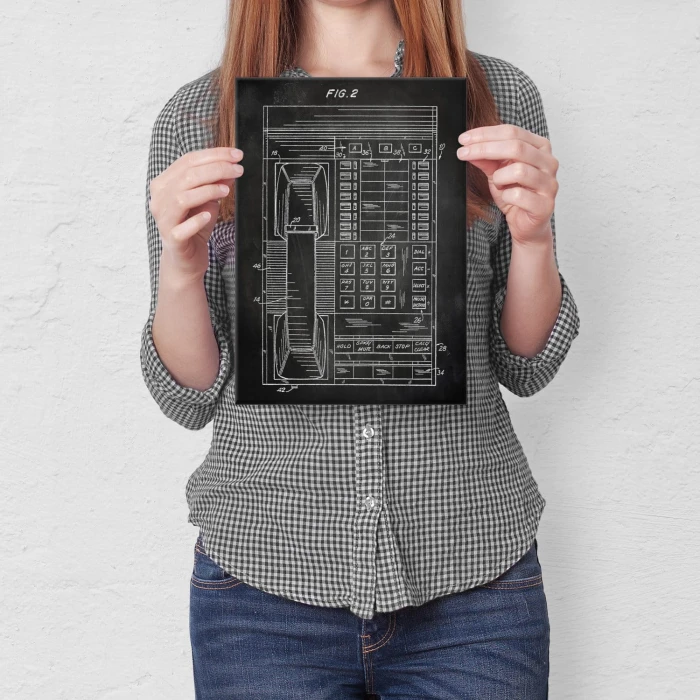 Plakat metalowy Telefon stacjonarny