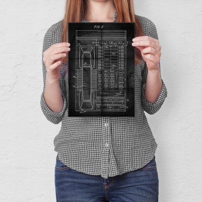 Plakat metalowy Telefon stacjonarny