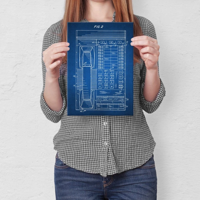 Plakat metalowy Telefon stacjonarny