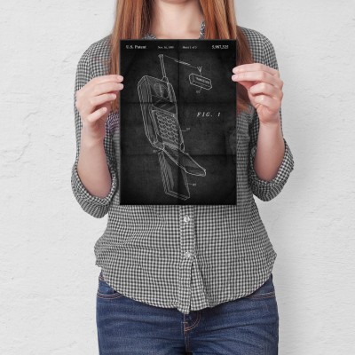 Plakat metalowy Telefon komórkowy