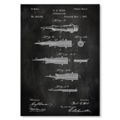 Plakat metalowy Pióro wieczne