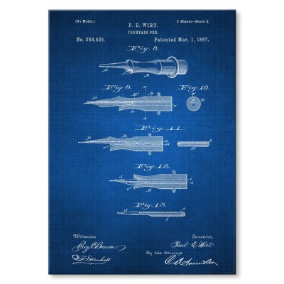 Plakat metalowy Pióro wieczne