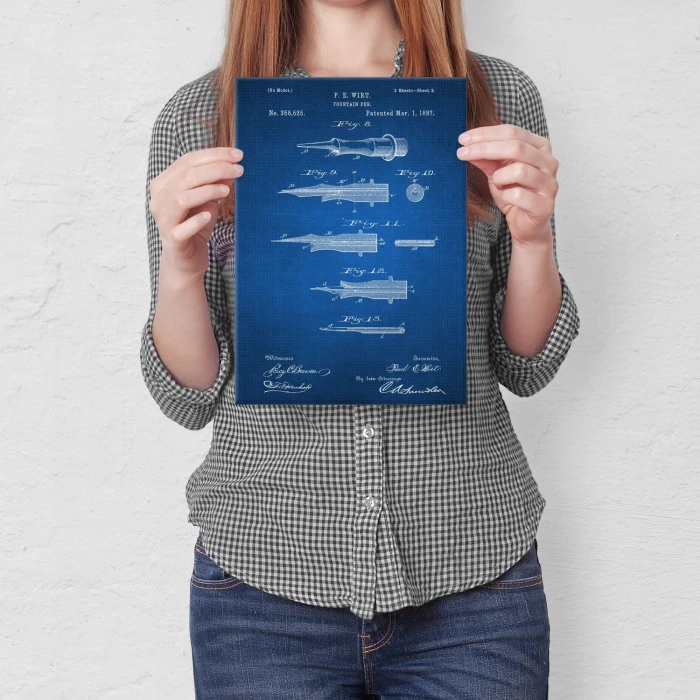 Plakat metalowy Pióro wieczne