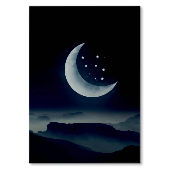 Plakat metalowy Wyśniony księżyc