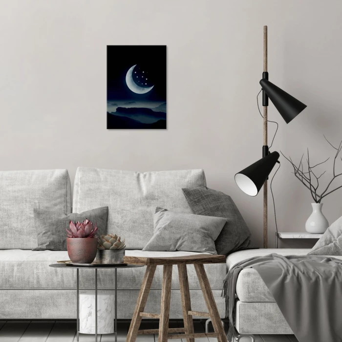 Plakat metalowy Wyśniony księżyc