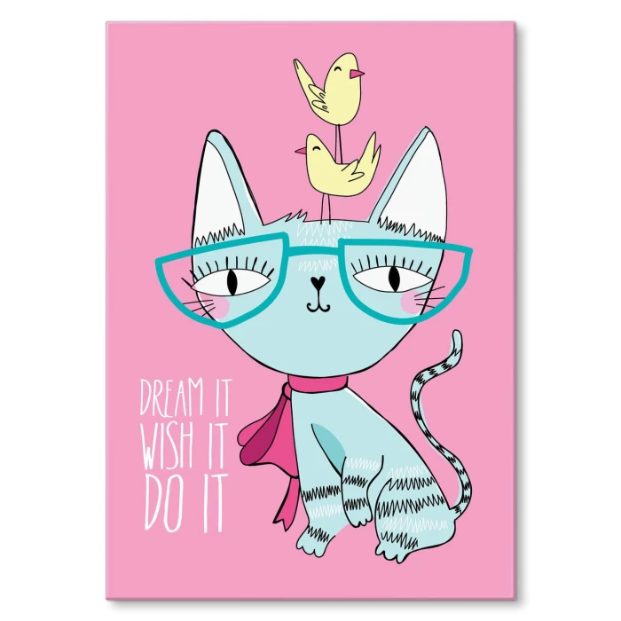 Plakat metalowy Dream it do it