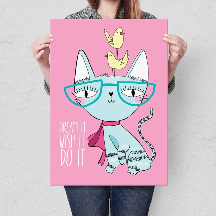 Plakat metalowy Dream it do it
