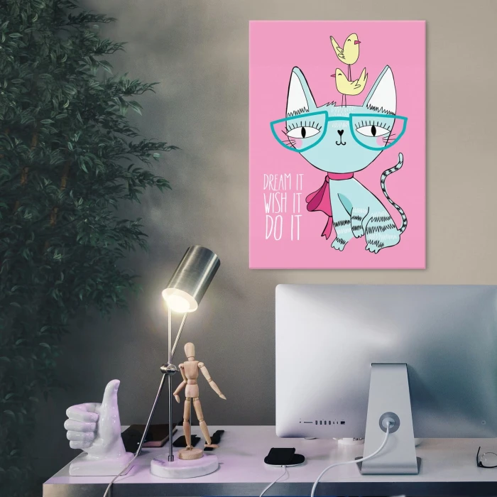 Plakat metalowy Dream it do it