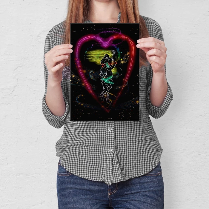Plakat metalowy Para zakochanych
