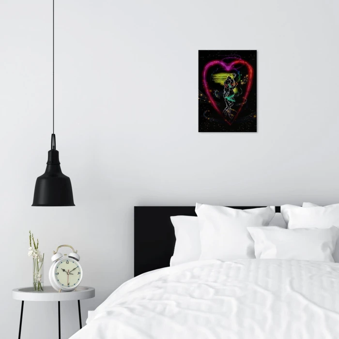 Plakat metalowy Para zakochanych