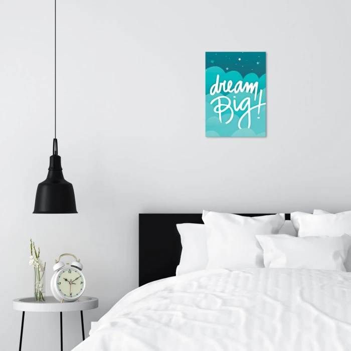Plakat metalowy Dream big!
