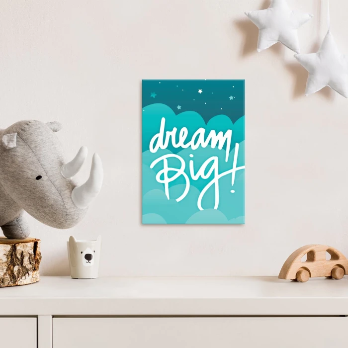 Plakat metalowy Dream big!