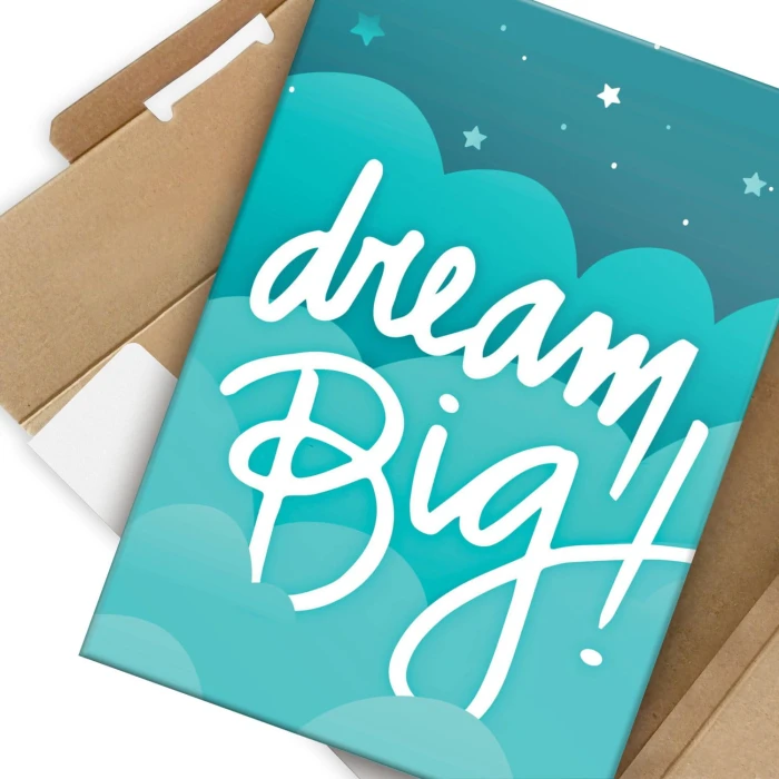 Plakat metalowy Dream big!