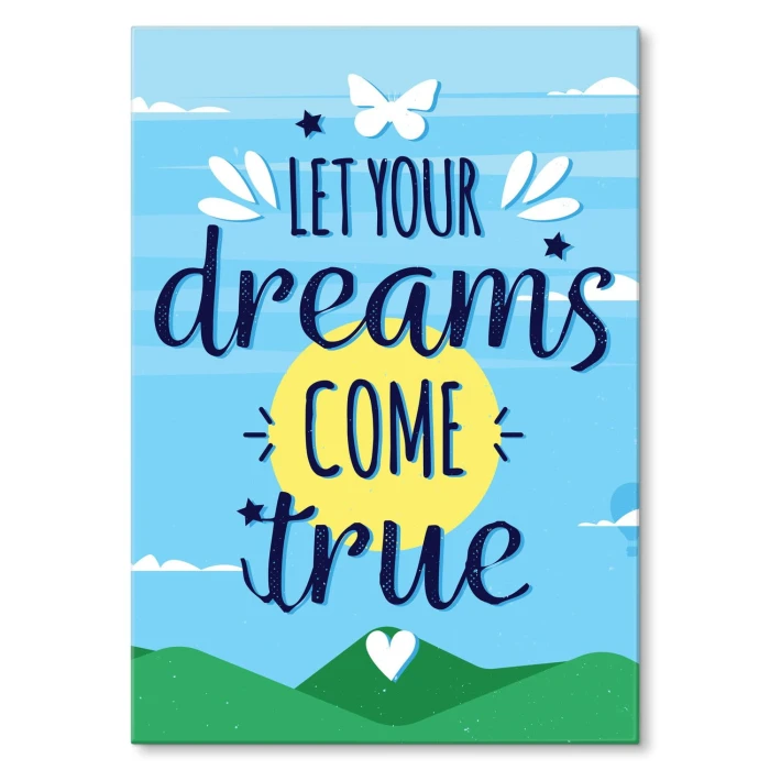 Plakat metalowy Dreams come true
