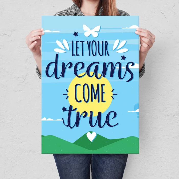 Plakat metalowy Dreams come true