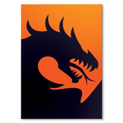 Plakat metalowy Smok Mortal Kombat