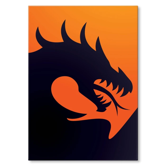 Plakat metalowy Smok Mortal Kombat