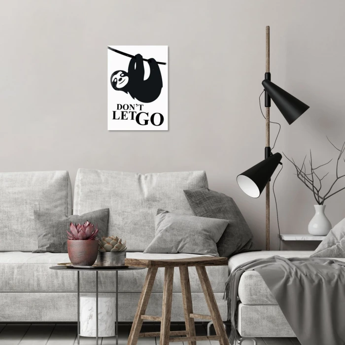 Plakat metalowy Nie odpuszczaj!