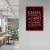 Plakat metalowy Dobre wino