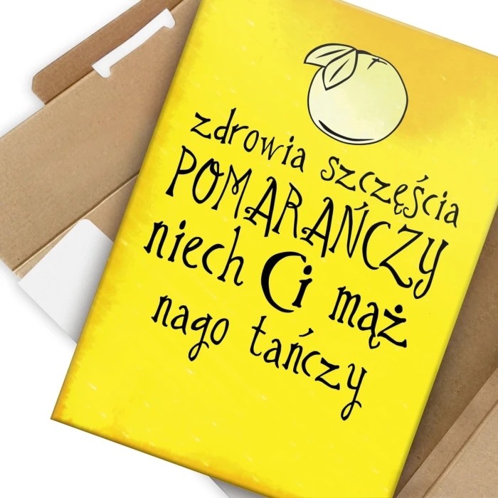Plakat metalowy Niech mąż nago tańczy