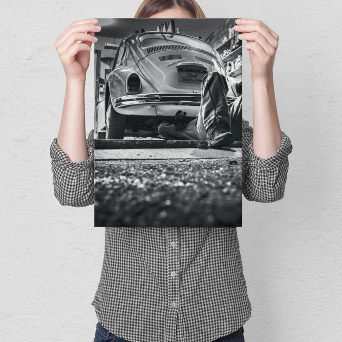 Plakat metalowy Dino Garbus