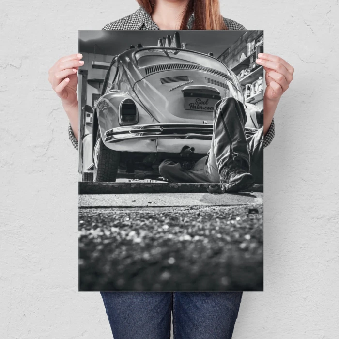 Plakat metalowy Dino Garbus
