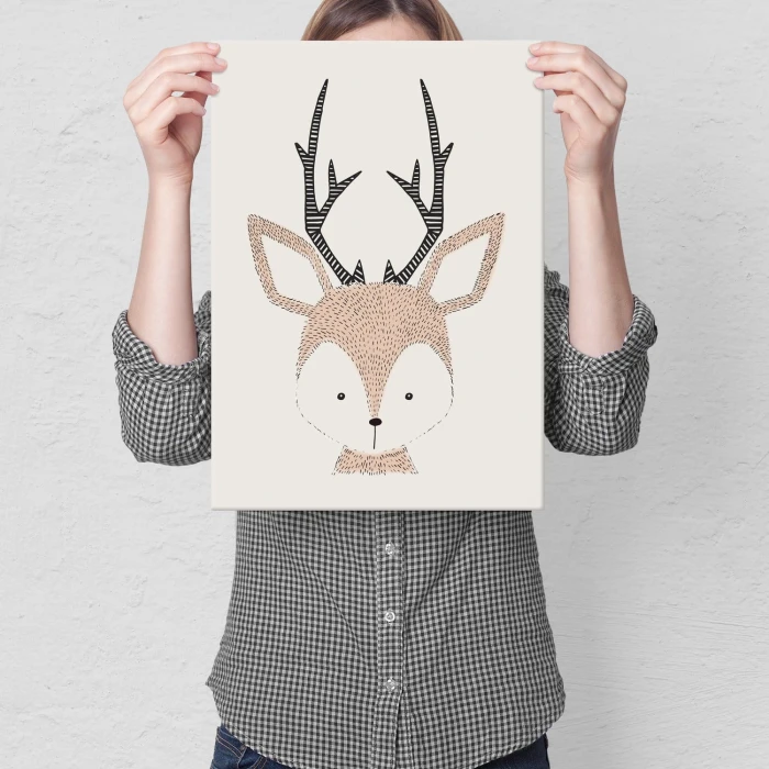 Plakat metalowy Jelonek