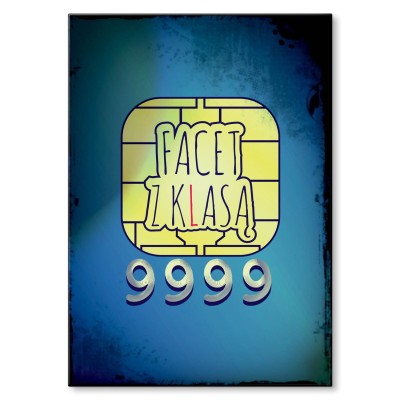 Plakat metalowy Facet z  klasą