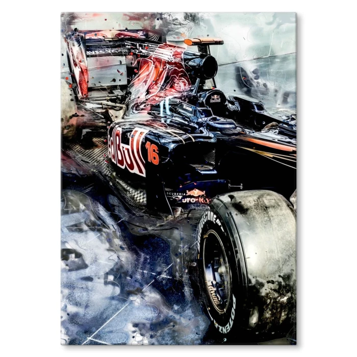 Plakat metalowy Formuła 1 Bolid