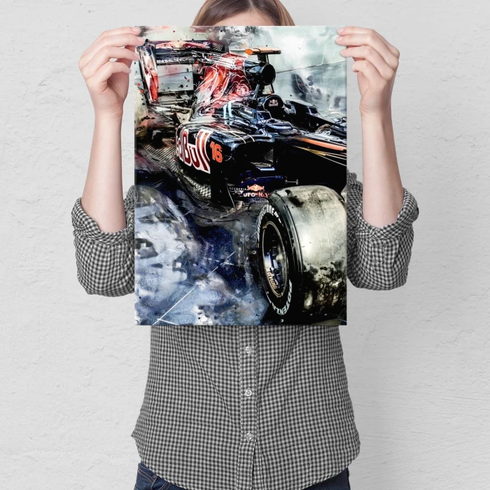 Plakat metalowy Formuła 1 Bolid