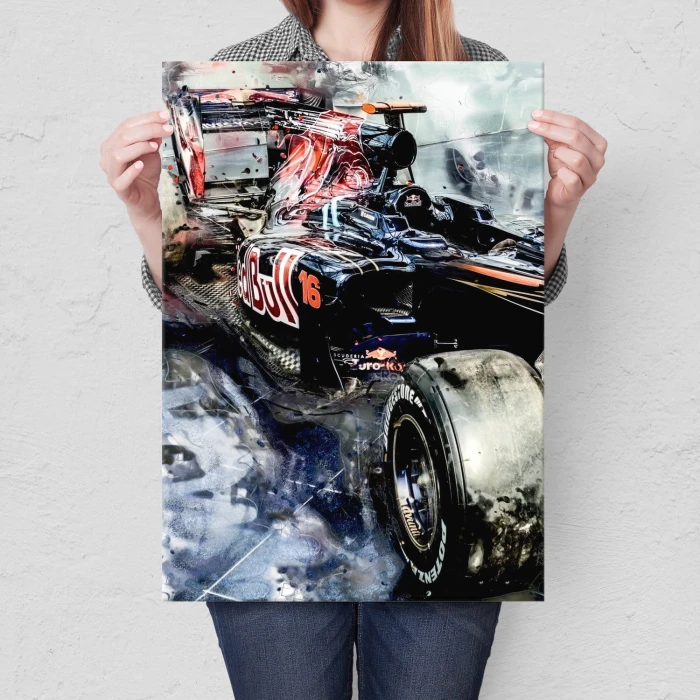 Plakat metalowy Formuła 1 Bolid