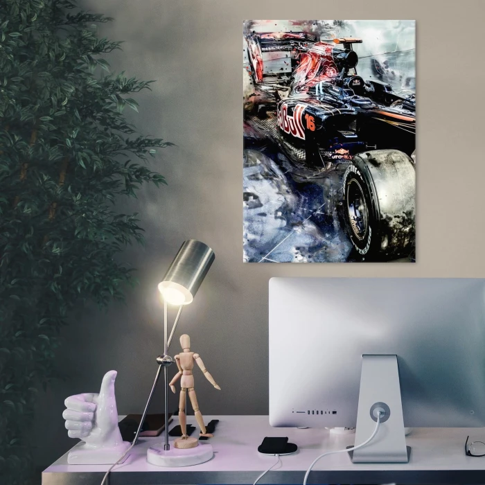 Plakat metalowy Formuła 1 Bolid